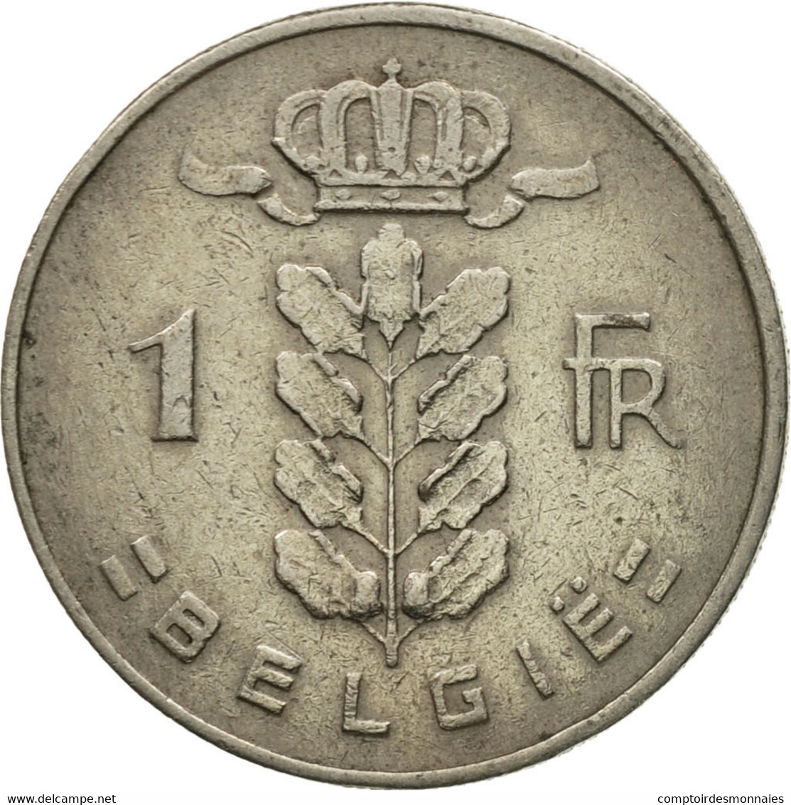 Monnaie, Belgique, Franc, 1956, TB+, Copper-nickel, KM:143.1 - 1 Franc