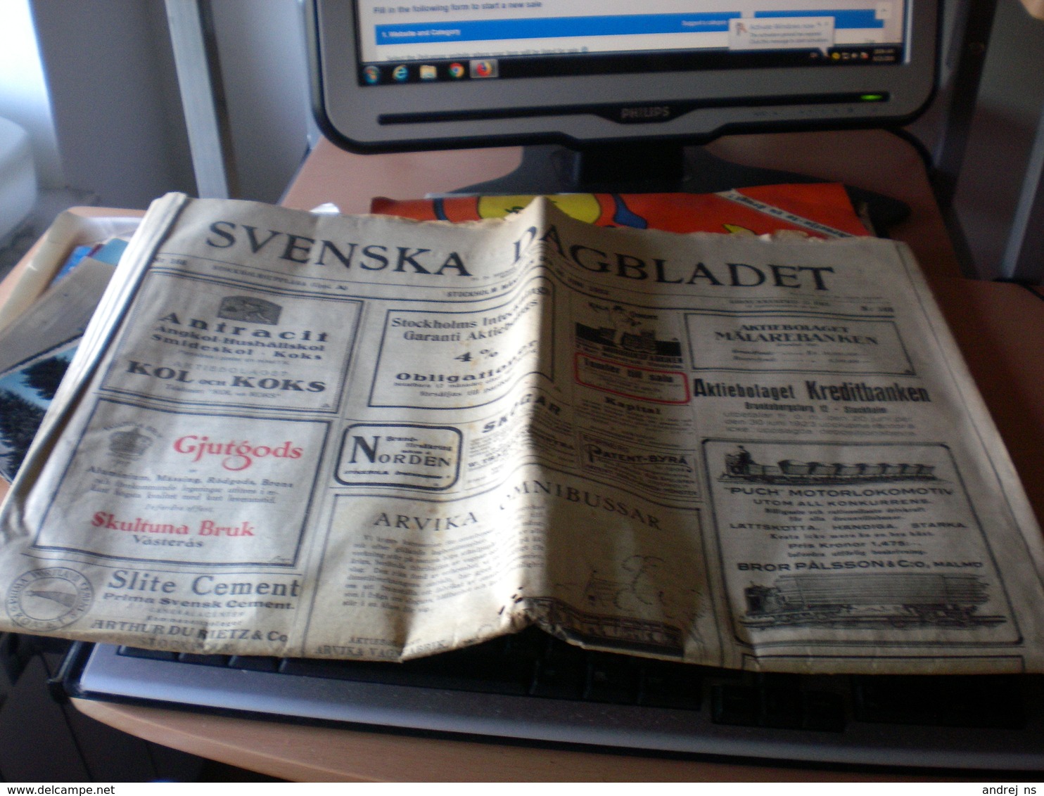 Svenska Dagbladet  Stockholm  1923 25 Juni - Langues Scandinaves