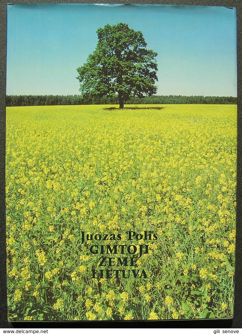 Lithuanian Book Gimtoji žemė Lietuva / Photo Album 1988 - Culture