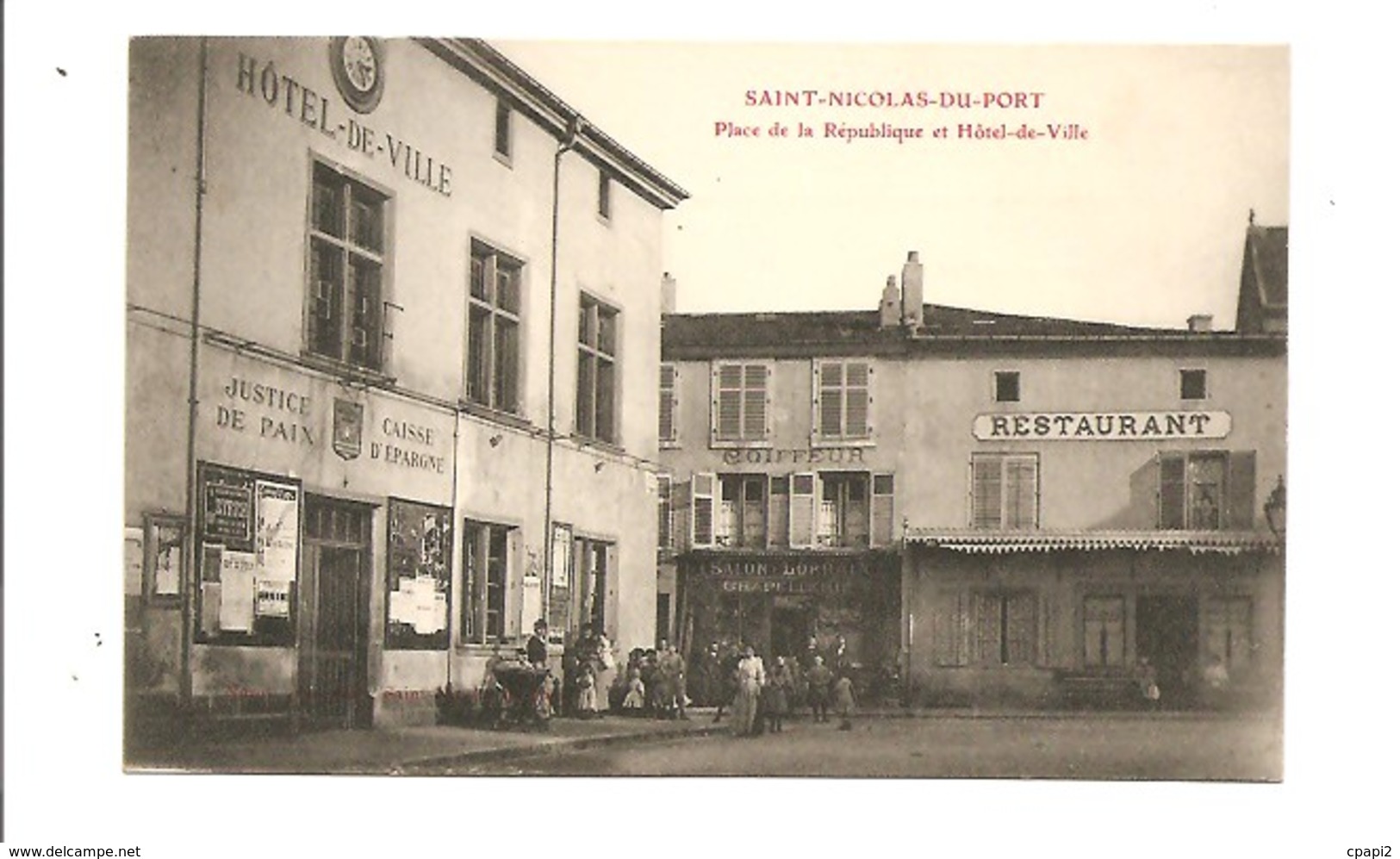 Saint- Nicolas - Du - Port. Place De La République Et Hôtel- De - Ville. - Saint Nicolas De Port