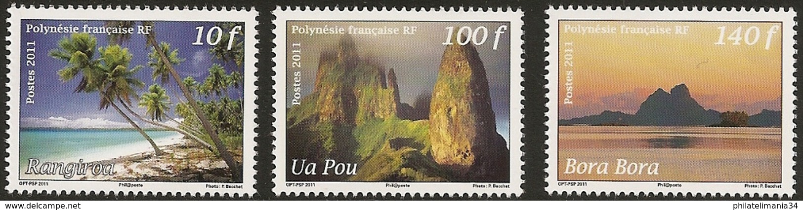Polynésie Française 2011 -  Images Des Iles - Unused Stamps