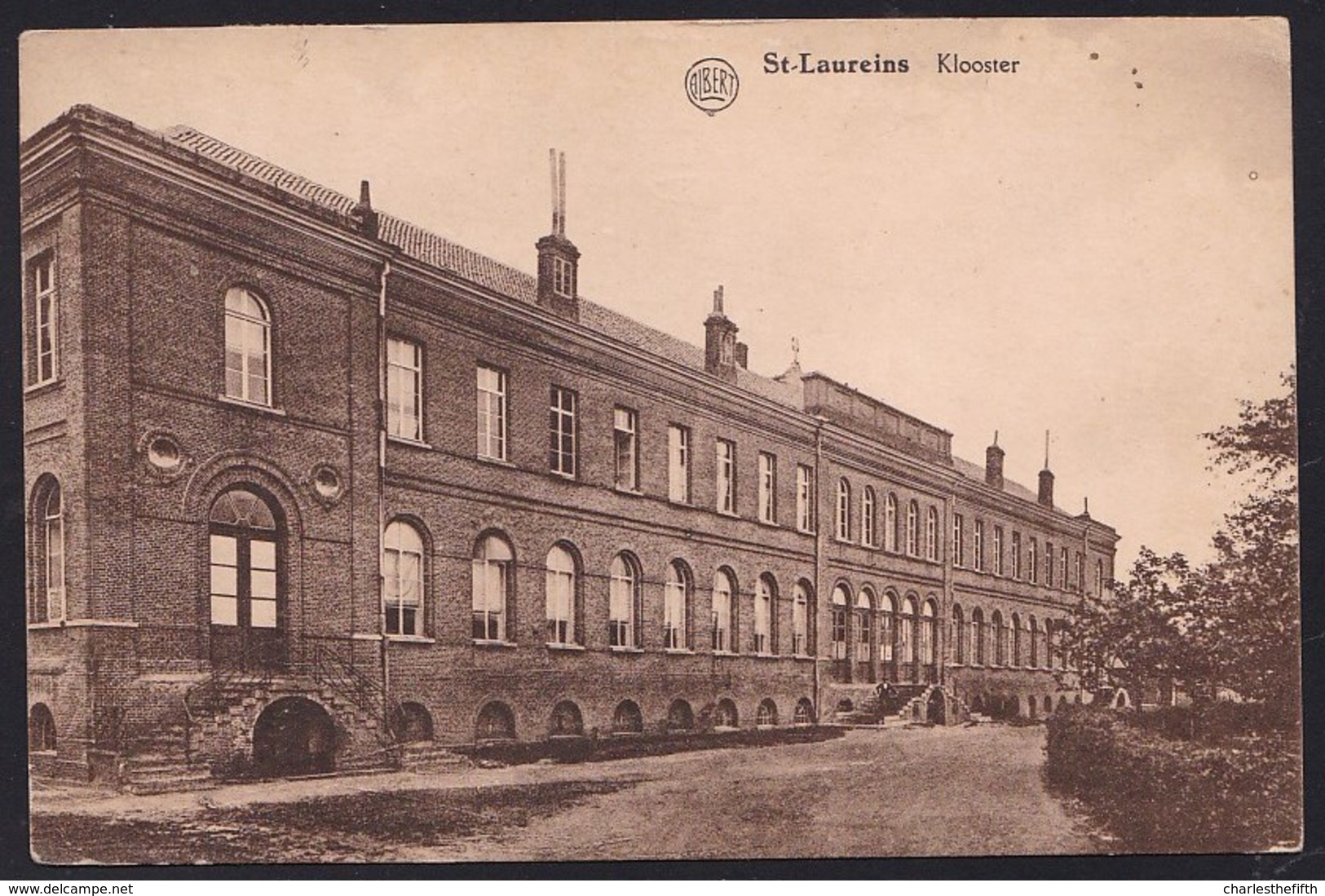SINT LAUREINS - KLOOSTER - NIET COURANT ! Stempel / Tampon ST LAURENT - ST LAUREINS 1929 - Sint-Laureins