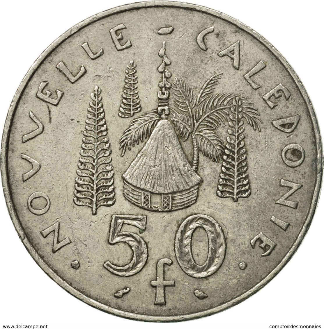 Monnaie, Nouvelle-Calédonie, 50 Francs, 1972, Paris, TB+, Nickel, KM:13 - New Caledonia