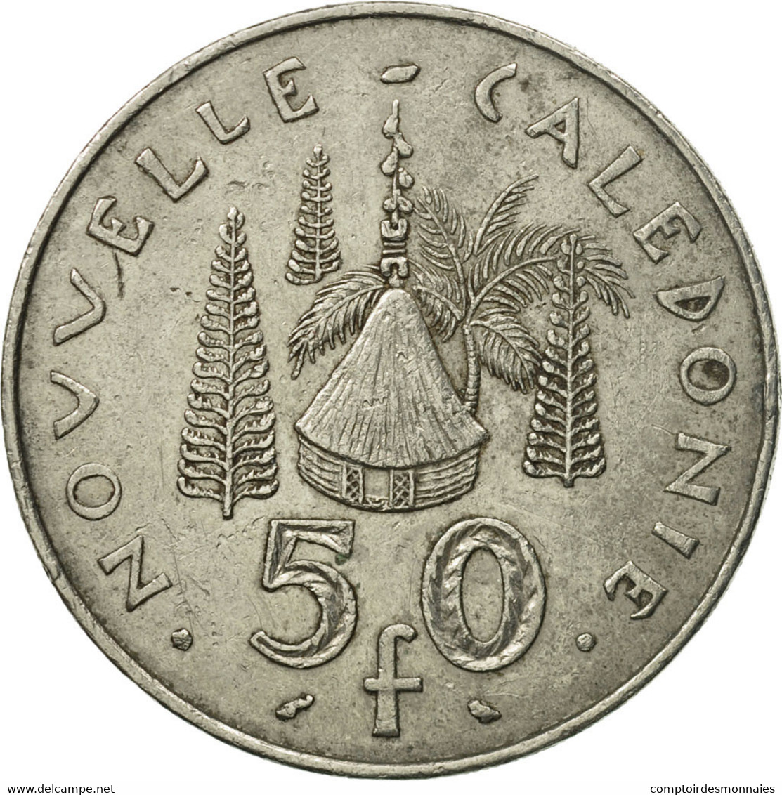 Monnaie, Nouvelle-Calédonie, 50 Francs, 1972, Paris, TB+, Nickel, KM:13 - Nouvelle-Calédonie