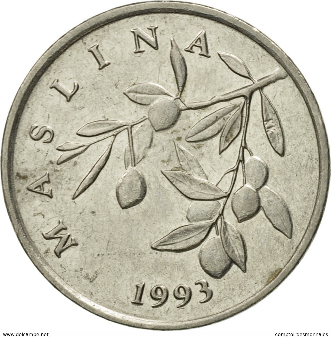 Monnaie, Croatie, 20 Lipa, 1993, TB+, Nickel Plated Steel, KM:7 - Croatie