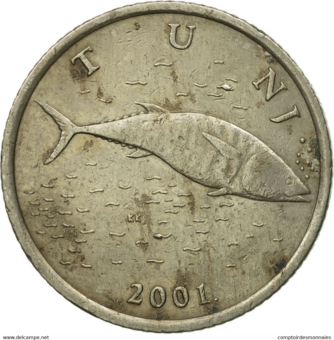 Monnaie, Croatie, 2 Kune, 2001, TB, Copper-Nickel-Zinc, KM:10 - Croatia
