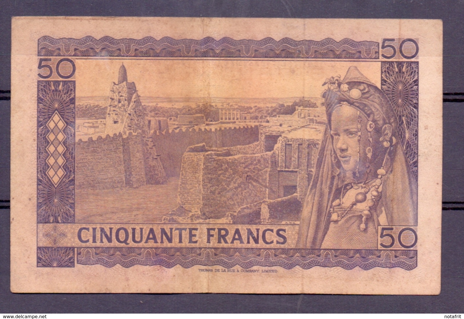 Mali  AOF  50 Fr 1960  Fine - Estados De Africa Occidental