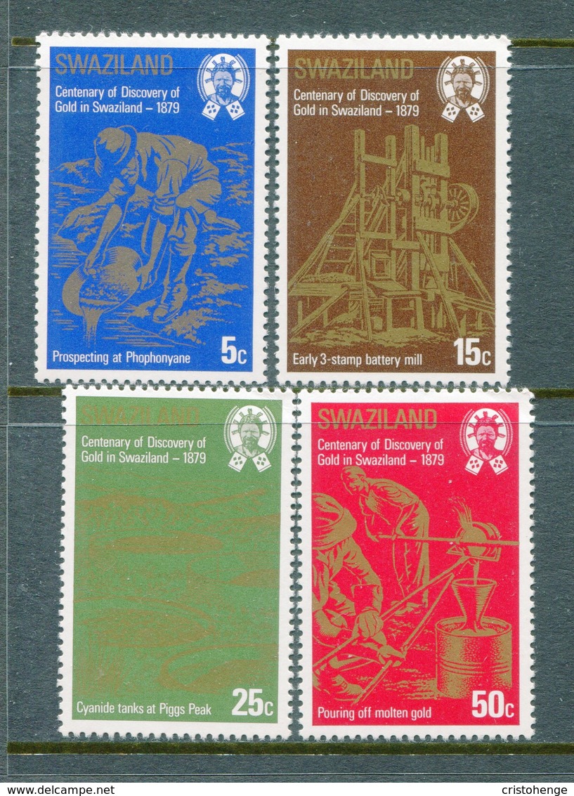 Swaziland 1979 Centenary Of Discovery Of Gold In Swaziland Set MNH (SG 314-317) - Swaziland (1968-...)