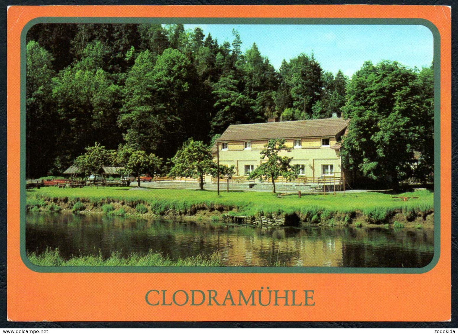 B6244 - Berga Elster Kr. Greiz - Clodramühle - Mühle - Greiz