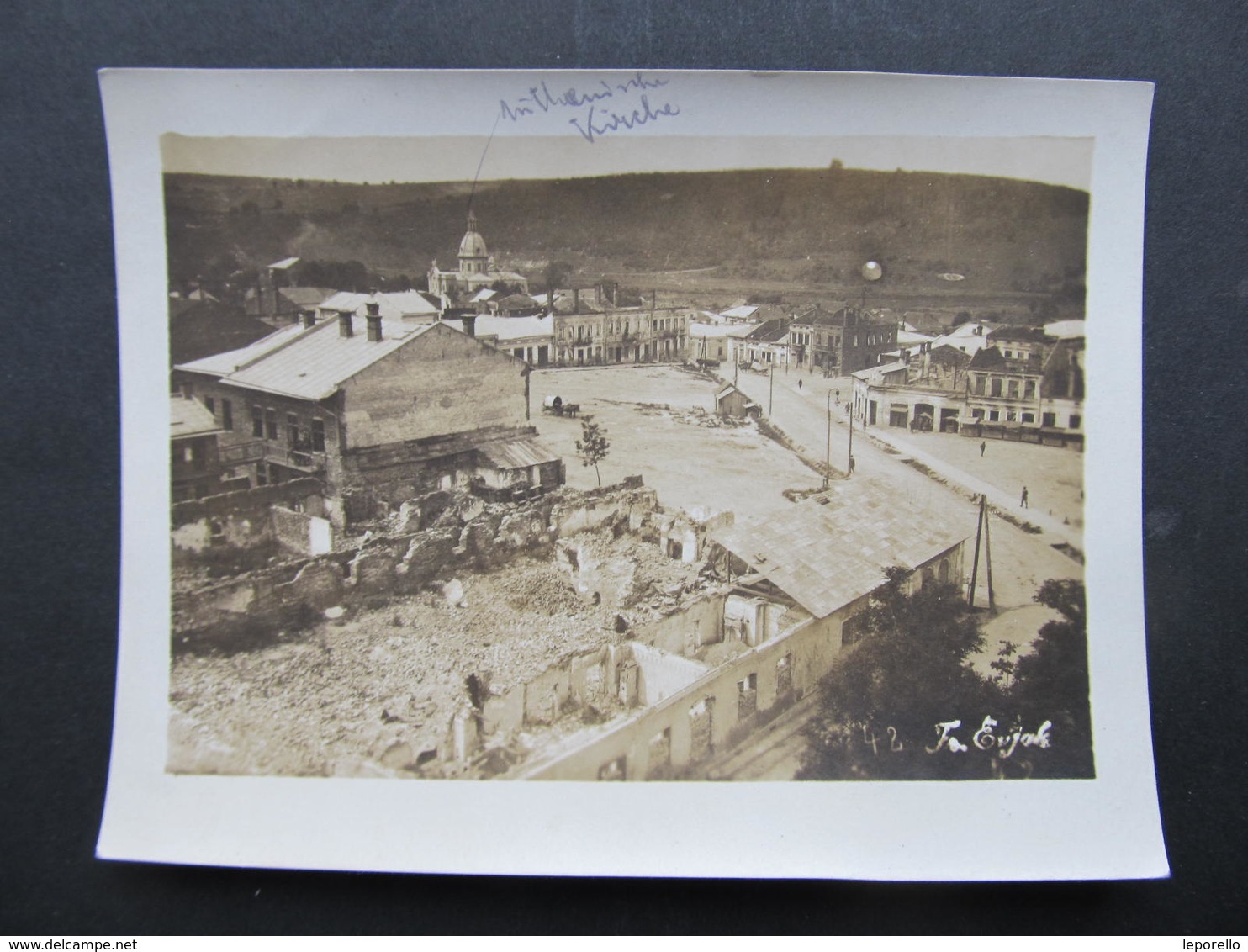 AK MONASTYRYSKA Monasterziska Photo 12x9cm Ca.1915 //  D*33739 - Ukraine