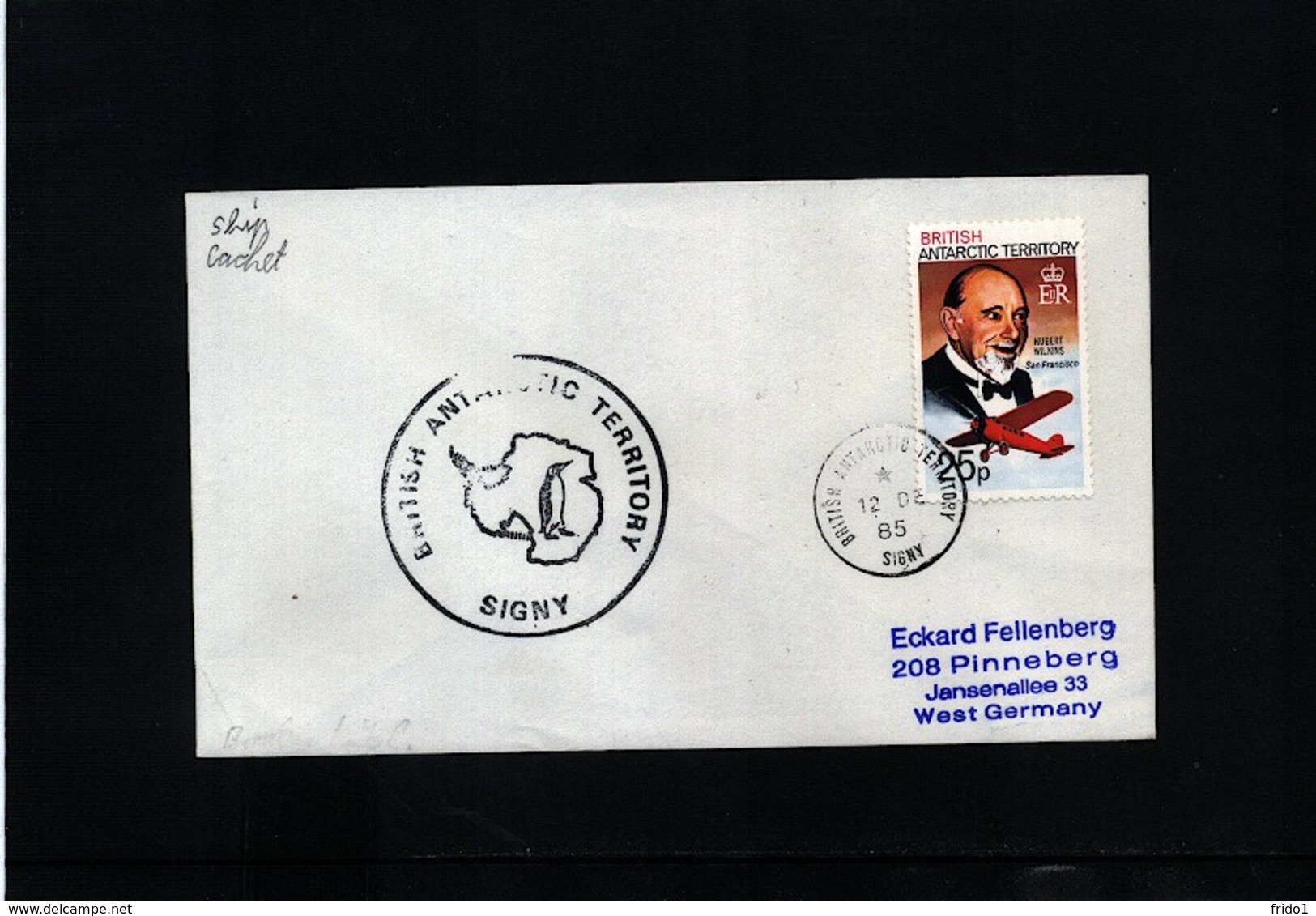 British Antarctic Territory 1985 Signy Interesting Cover - Briefe U. Dokumente