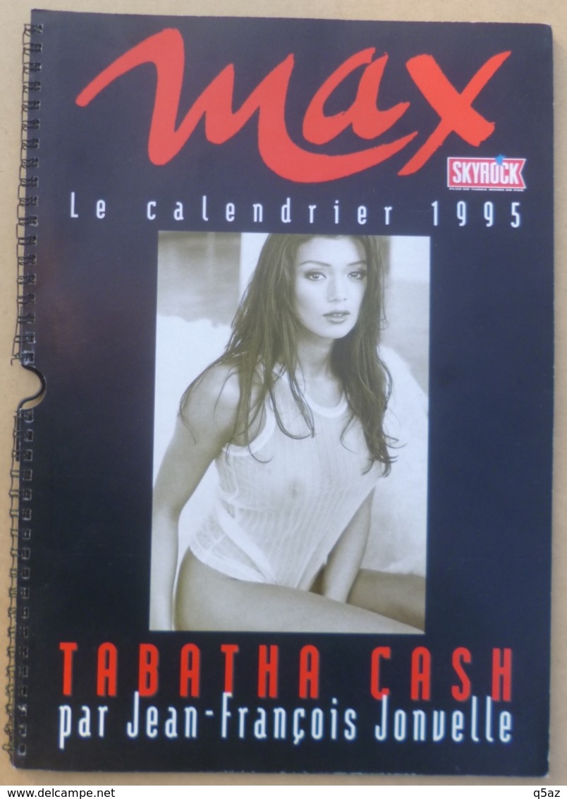 Jf6.k- Calendrier 1995 TABATHA CASH Maxi-format 66x33cm Celine Barbe - Grand Format : 1991-00