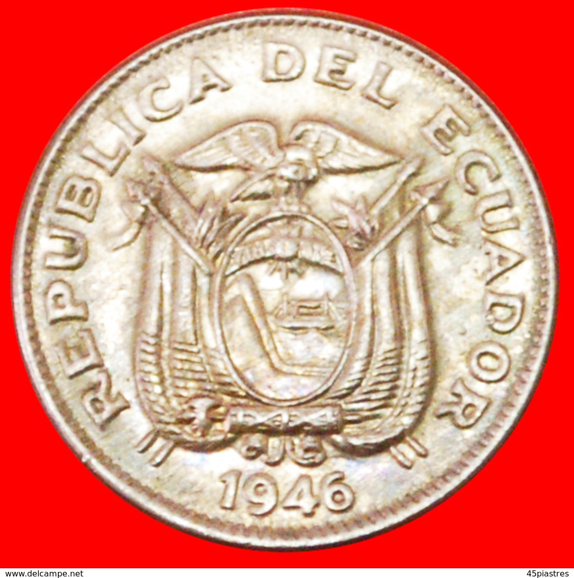 # USA: ECUADOR ★ 5 CENTAVOS 1946! LOW START ★ NO RESERVE! - Equateur