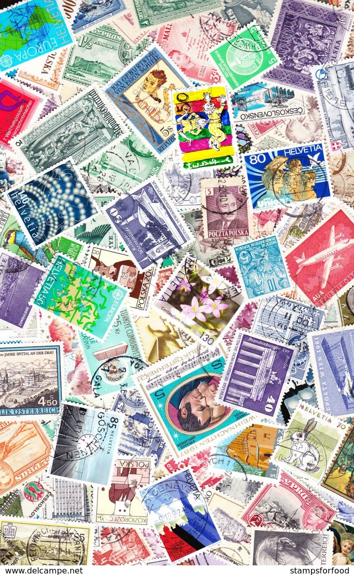 EUROPA  LOTTO DI 1000 FRANCOBOLLI DEI PAESI EUROPEI TUTTI DIFFERENTI, LAVATI - Lots & Kiloware (mixtures) - Min. 1000 Stamps