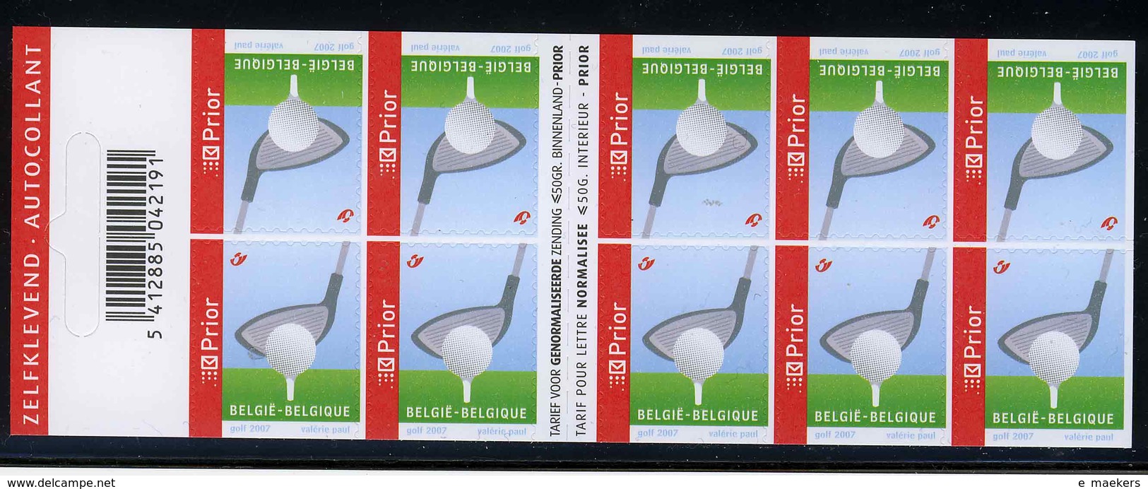 België 2007 - Boekje 71/73** - POSTFRIS - NEUF SANS CHARNIERES - MNH - POSTFRISCH - 1997-… Permanent Validity [B]