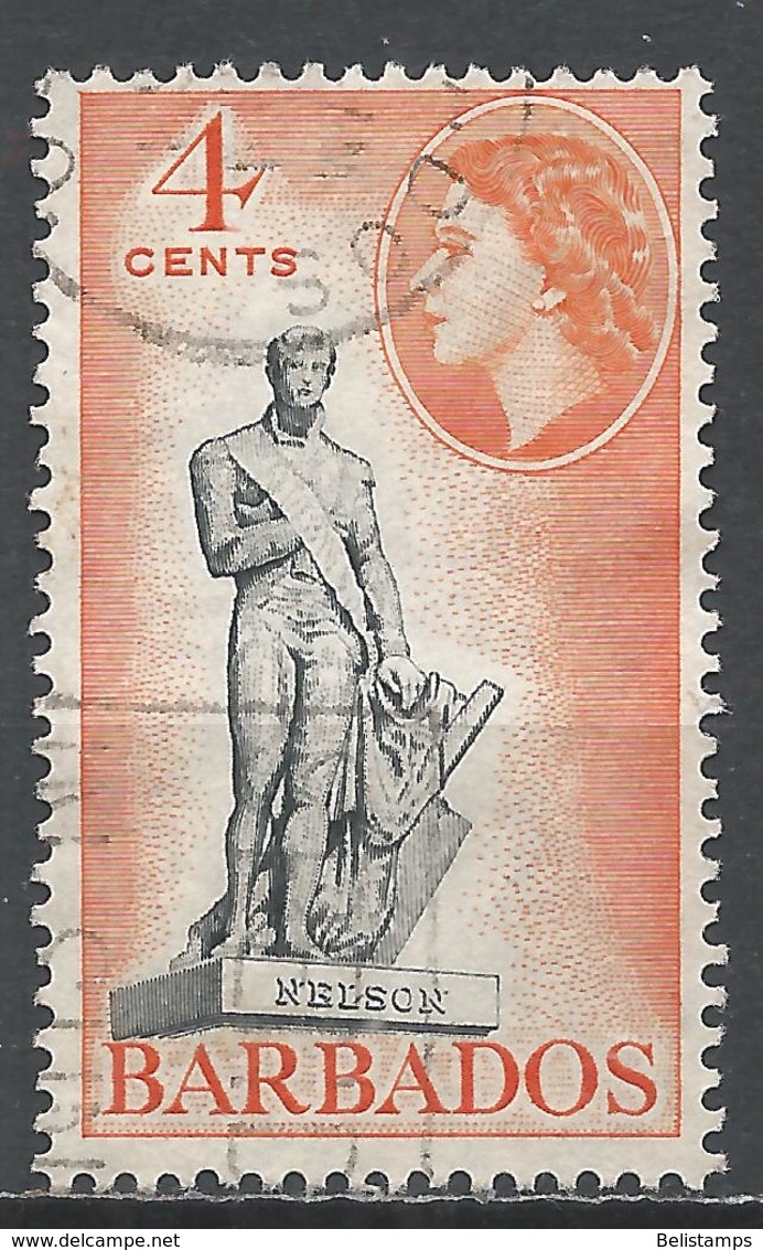 Barbados 1957. Scott #238 (U) Admiral Nelson Statue * - Barbades (...-1966)