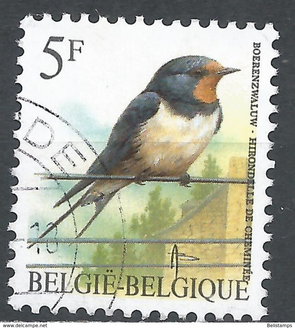 Belgium 1992. Scott #1438 (U) Hirondelle De Cheminée, Bird - Oblitérés