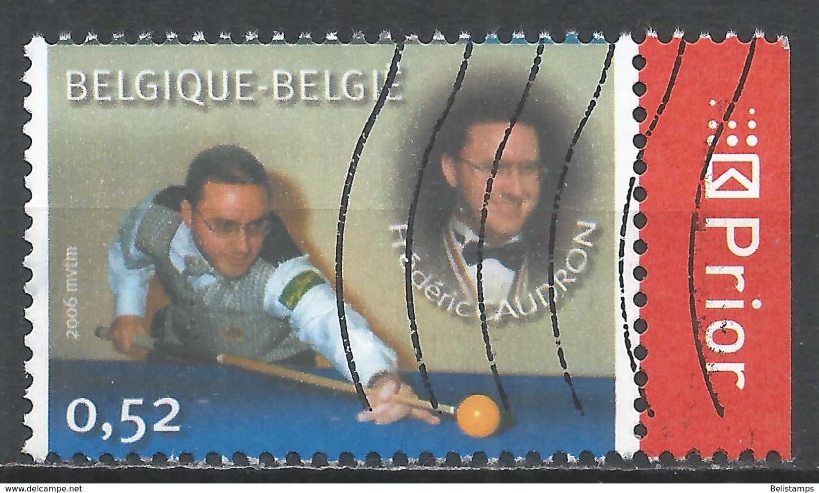 Belgium 2006. Scott #2145g (U) International Billiards Champions From Belgium, Frédéric Caudron * - Used Stamps