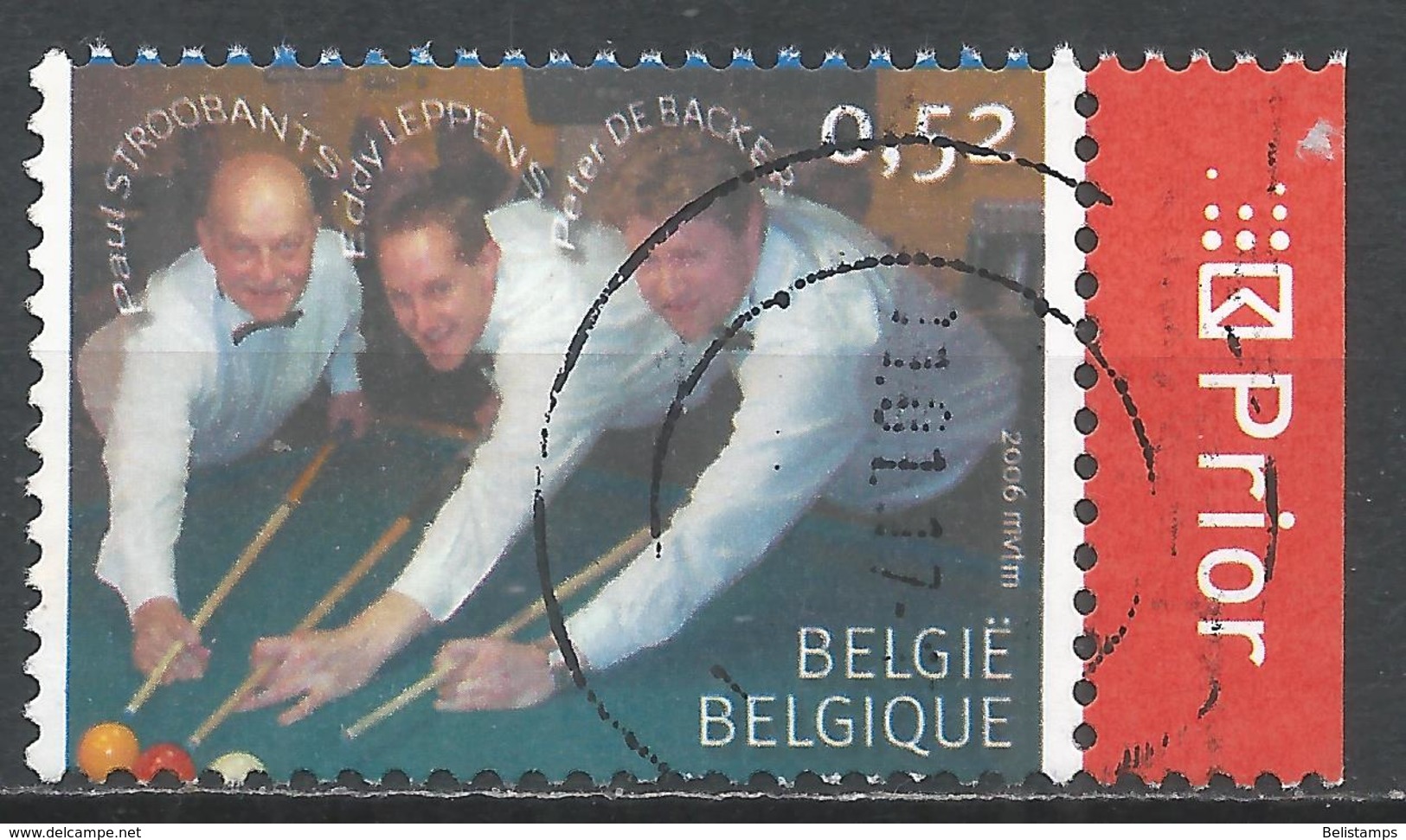 Belgium 2006. Scott #2145i (U) Internation Billiards Champions From Belgium * - Oblitérés