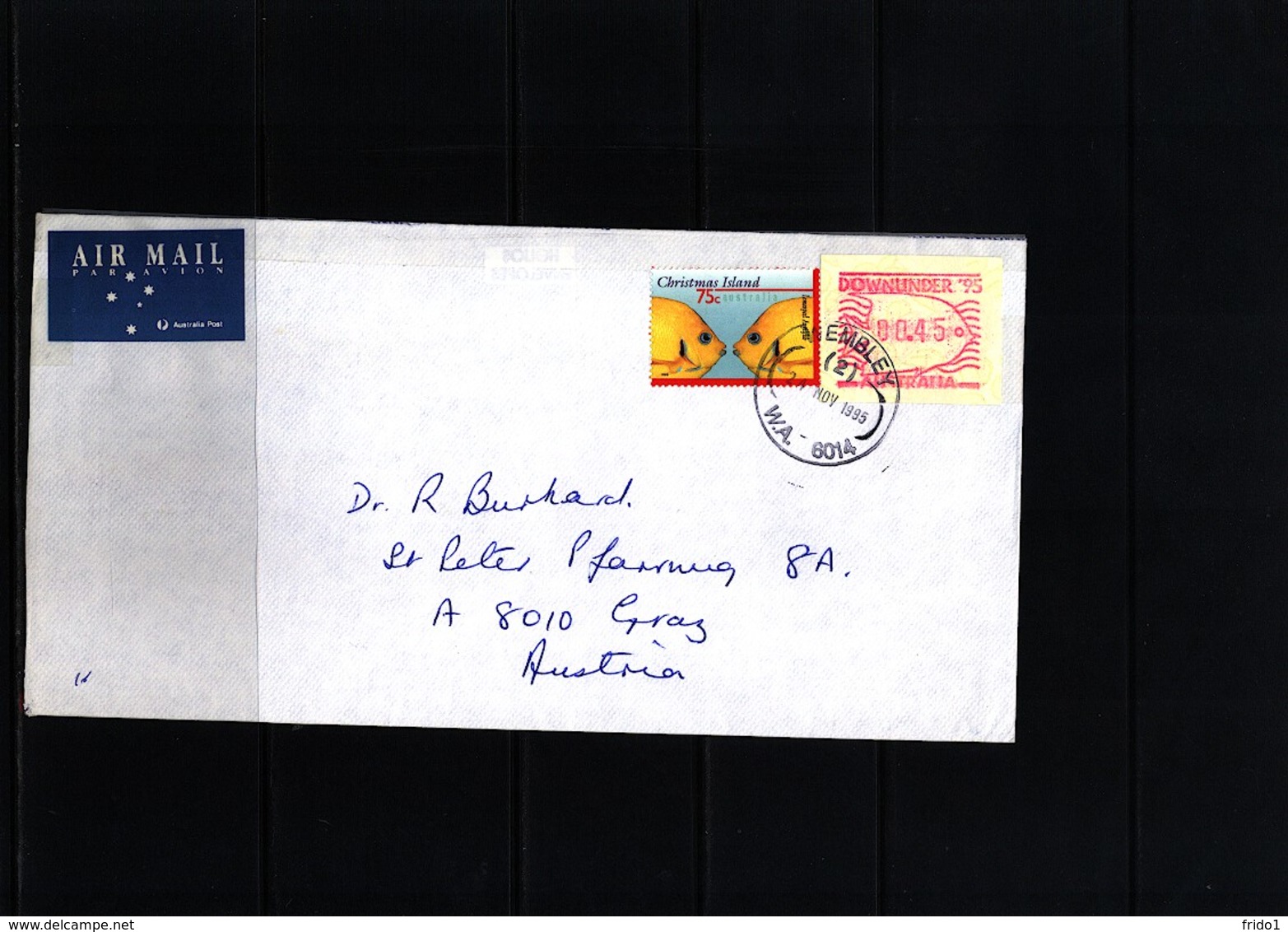 Australia + Christmas Island 1995 Interesting Airmail Letter - Christmas Island