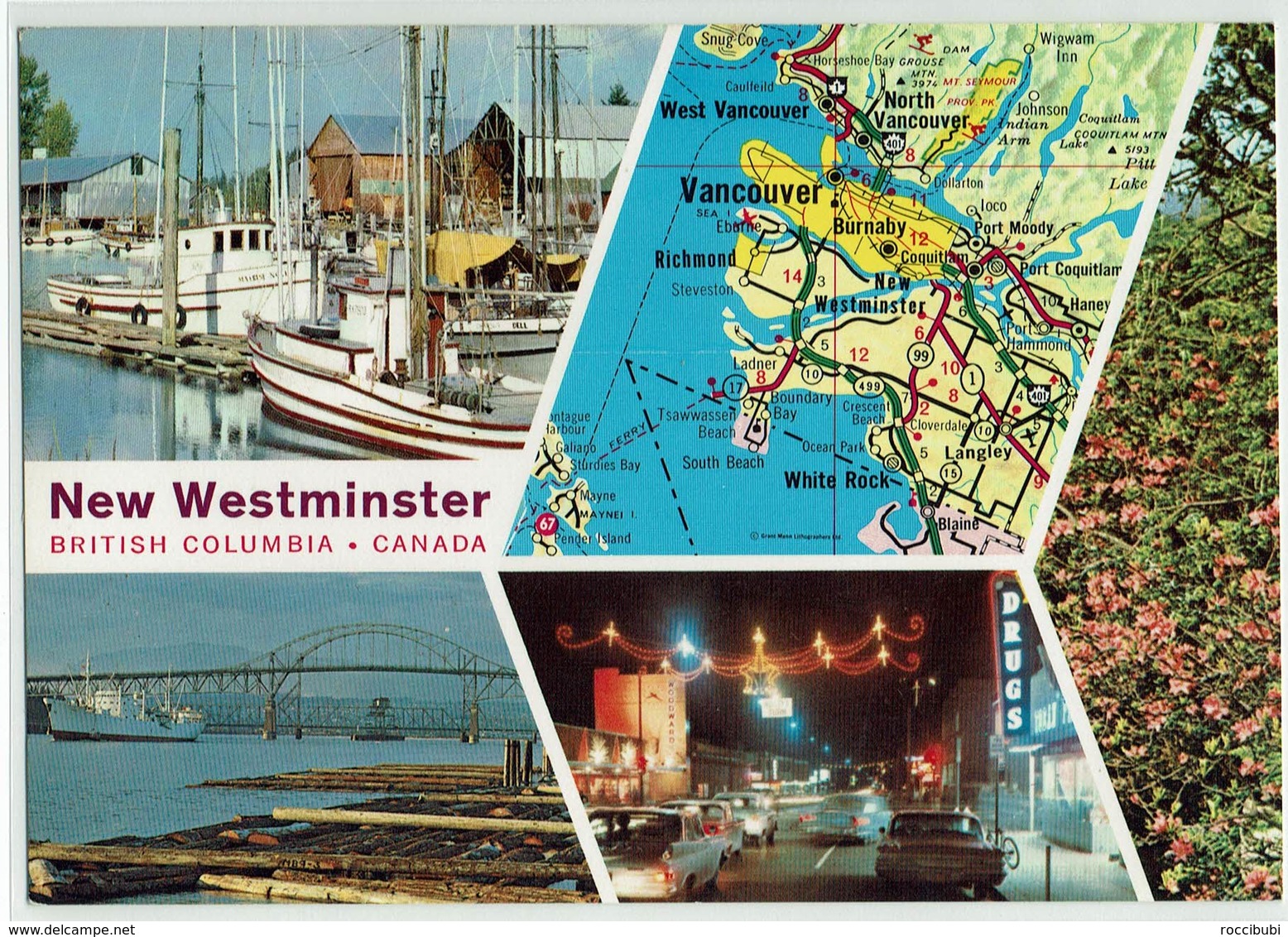 New Westminster, British Columbia, Vancouver - Modern Cards