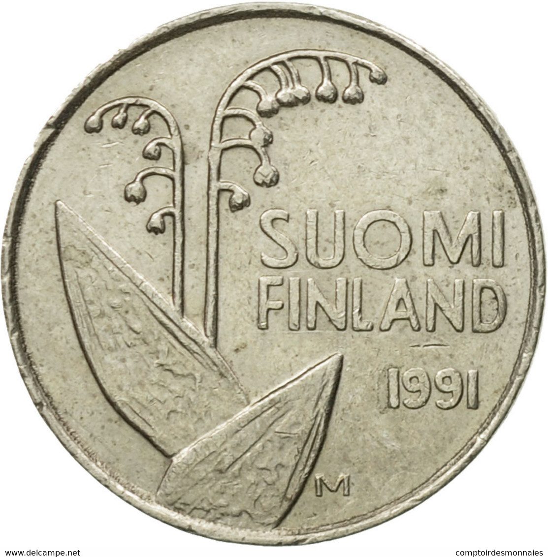 Monnaie, Finlande, 10 Pennia, 1991, TTB, Copper-nickel, KM:65 - Finlande
