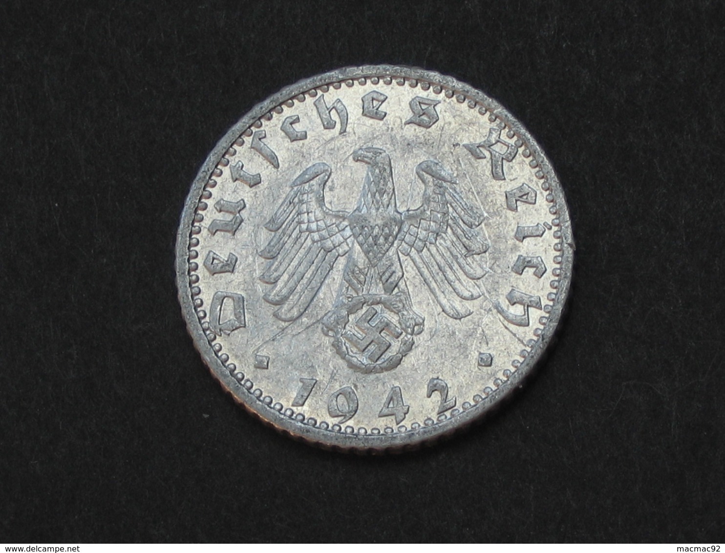50 Reichspfennig 1942 A - Germany- Allemagne 3 Eme Reich   **** EN ACHAT IMMEDIAT **** - 50 Reichspfennig