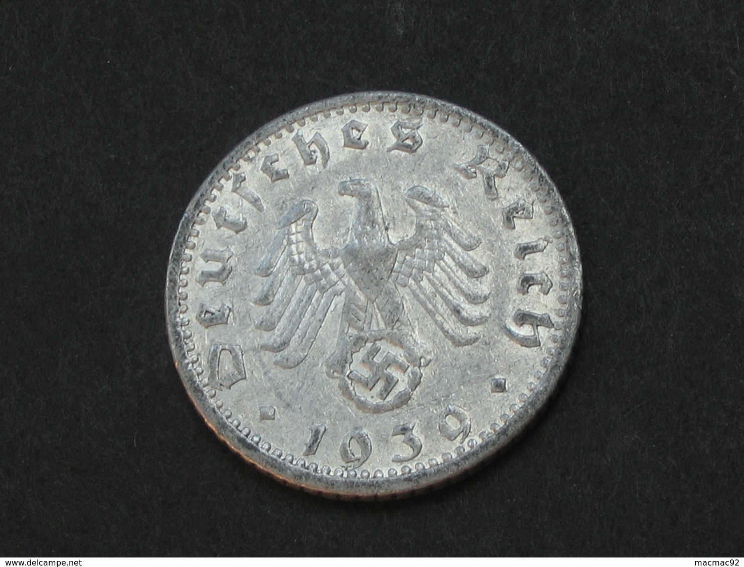 50 Reichspfennig 1939 F - Germany- Allemagne 3 Eme Reich   **** EN ACHAT IMMEDIAT **** - 50 Reichspfennig