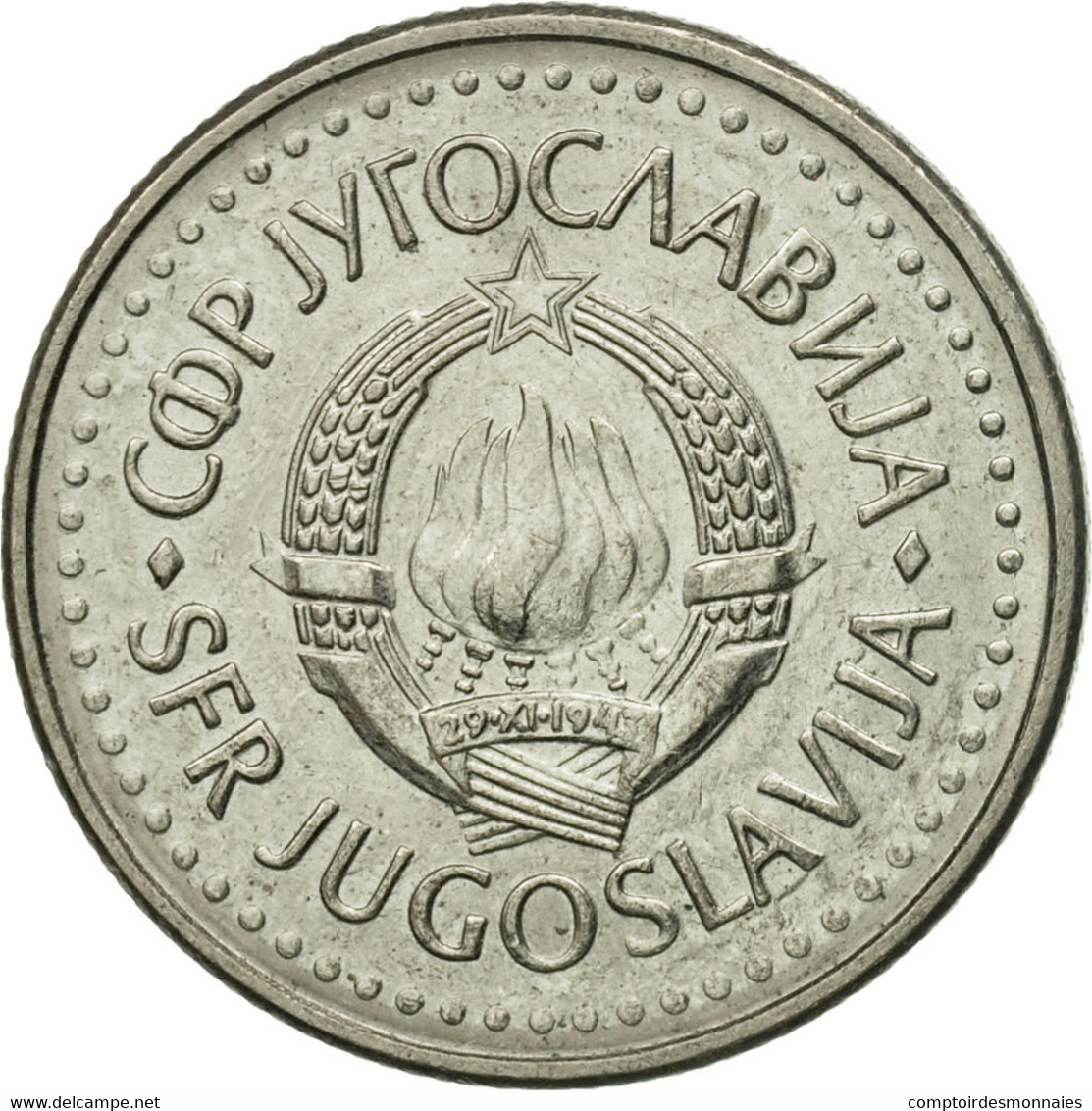 Monnaie, Yougoslavie, 10 Dinara, 1988, TTB, Copper-nickel, KM:89 - Joegoslavië