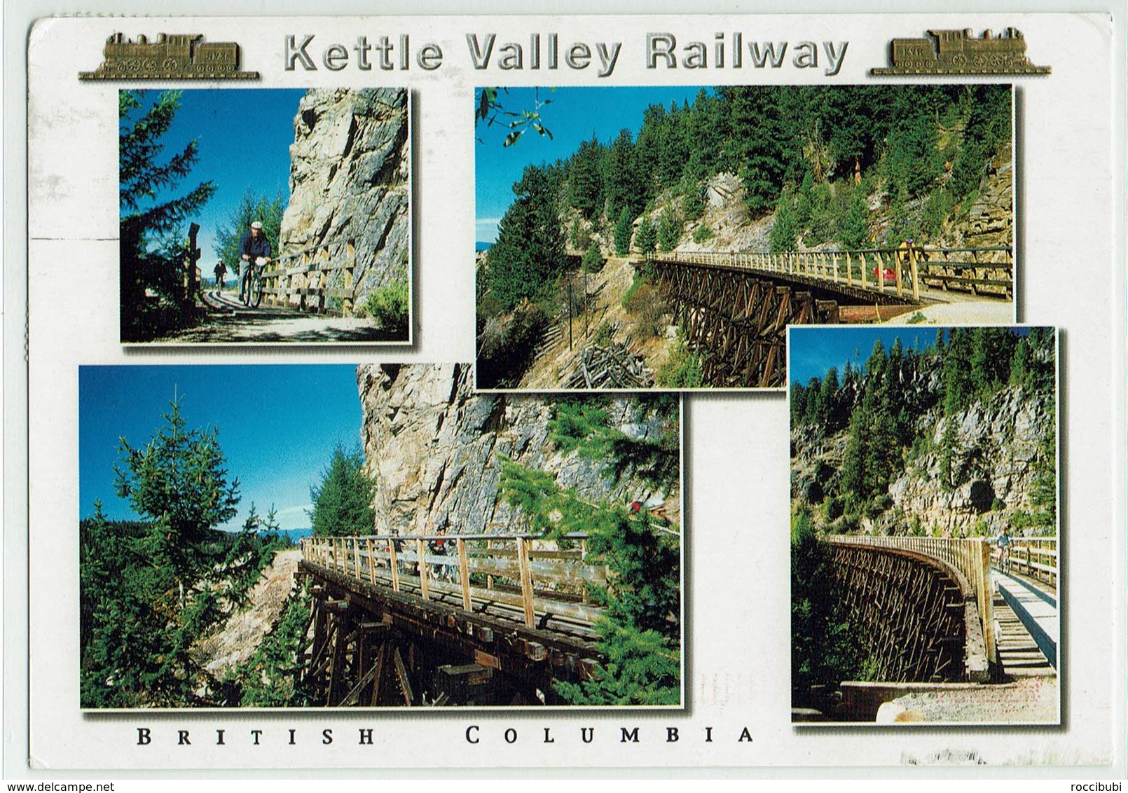 Kettle Valley Railway - Moderne Kaarten
