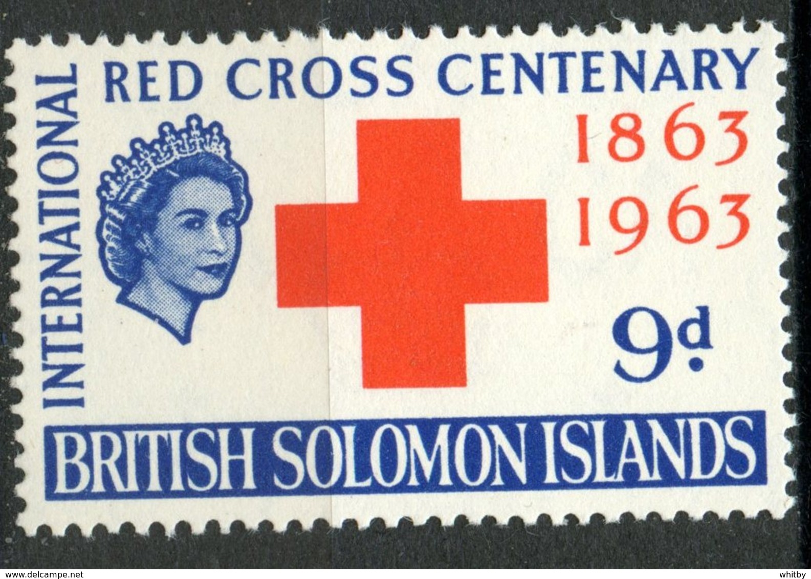 British Solomon Islands 1963 9p Red Cross Issue #111   MNH - British Solomon Islands (...-1978)