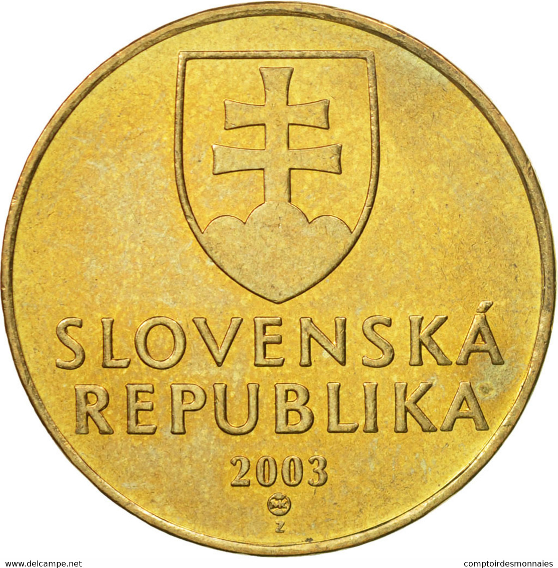 Monnaie, Slovaquie, 10 Koruna, 2003, TTB+, Aluminum-Bronze, KM:11 - Slowakei