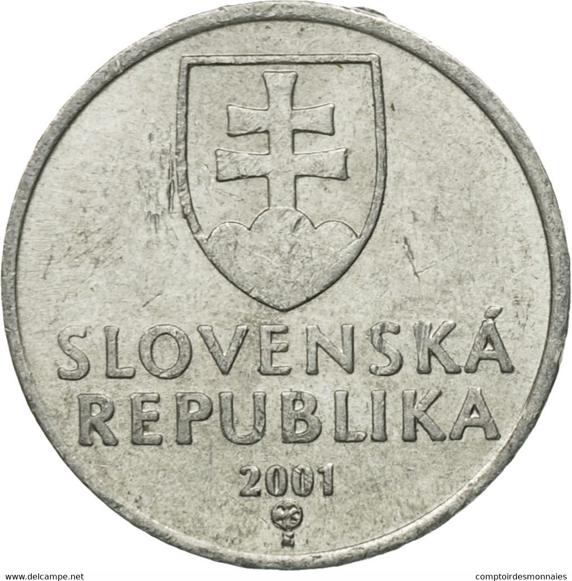 Monnaie, Slovaquie, 10 Halierov, 2001, TTB, Aluminium, KM:17 - Slowakei