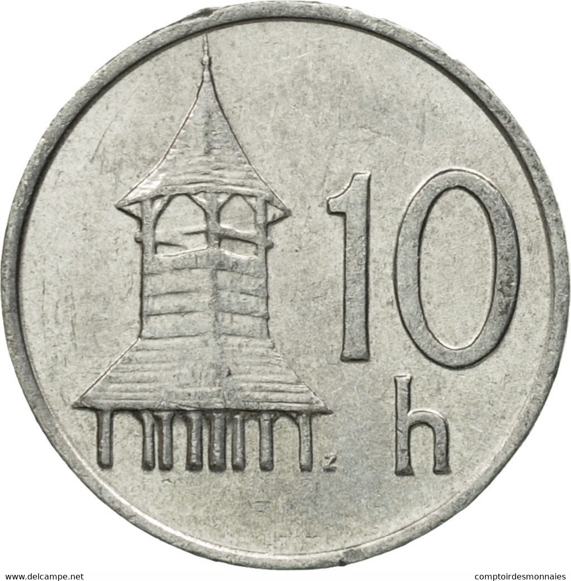 Monnaie, Slovaquie, 10 Halierov, 2001, TTB, Aluminium, KM:17 - Slovakia