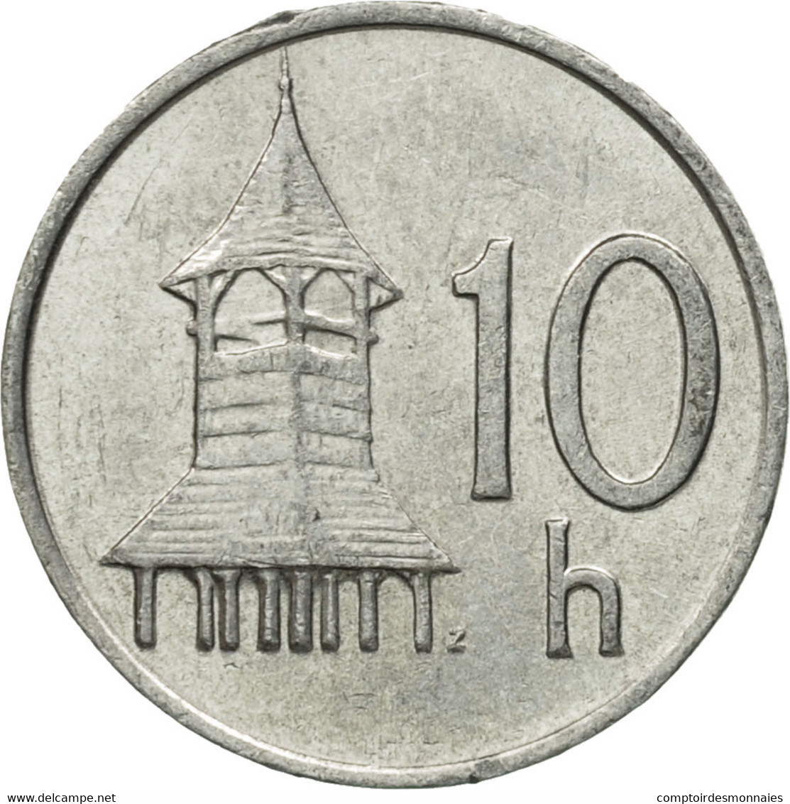 Monnaie, Slovaquie, 10 Halierov, 2001, TTB, Aluminium, KM:17 - Slovaquie