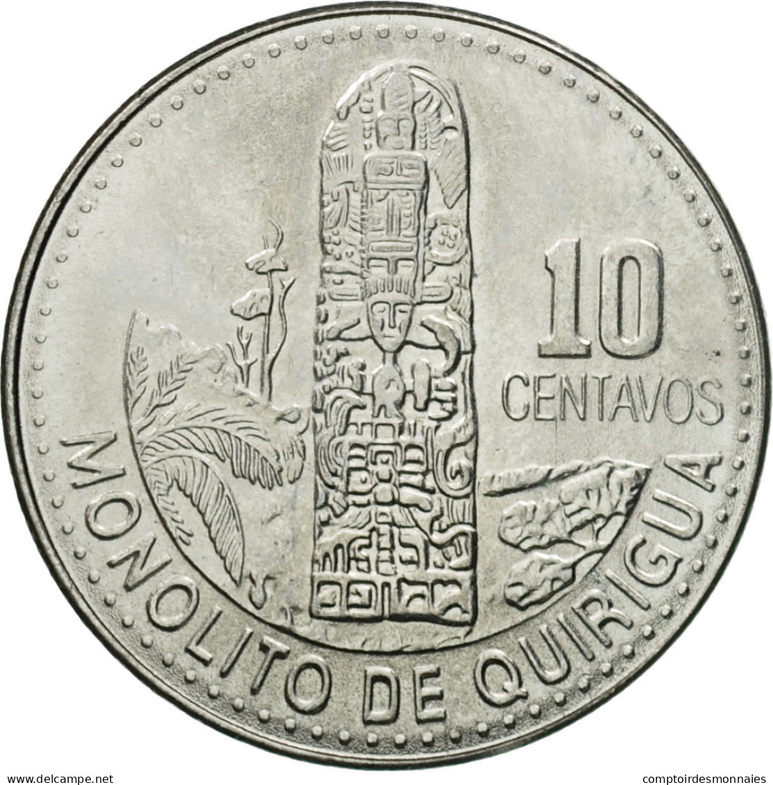 Monnaie, Guatemala, 10 Centavos, 2011, SUP, Copper-nickel - Guatemala