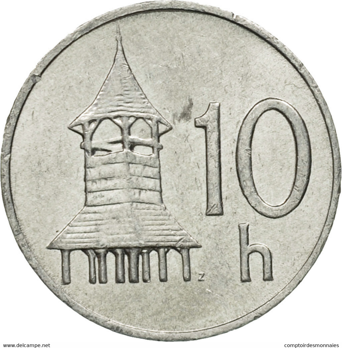 Monnaie, Slovaquie, 10 Halierov, 2001, TTB+, Aluminium, KM:17 - Eslovaquia