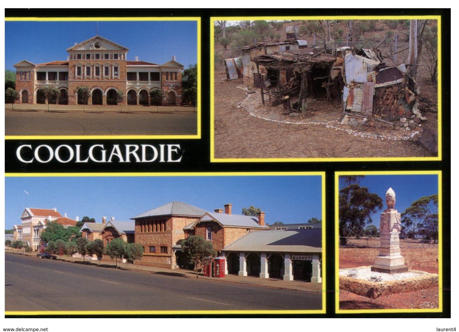 (500) Australia - (with Stamp On Back Of Postcard) - WA- Coolgardie - Kalgoorlie / Coolgardie