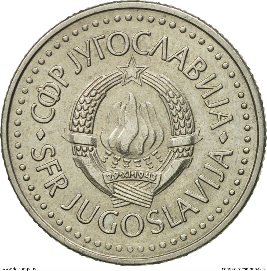 Monnaie, Yougoslavie, Dinar, 1985, TTB+, Nickel-brass, KM:86 - Yugoslavia