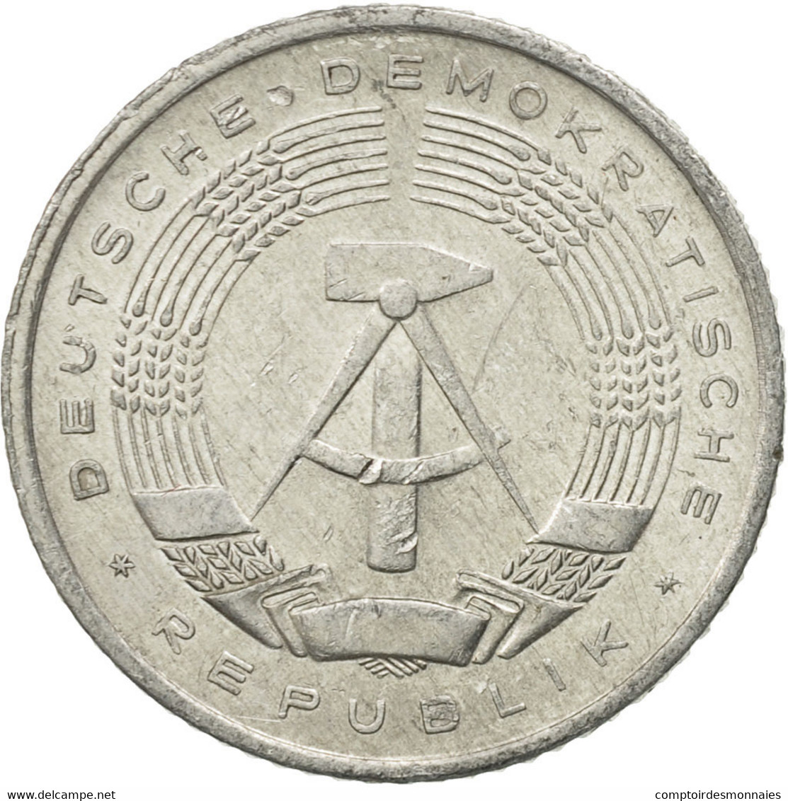 Monnaie, GERMAN-DEMOCRATIC REPUBLIC, 50 Pfennig, 1982, Berlin, TTB, Aluminium - 50 Pfennig