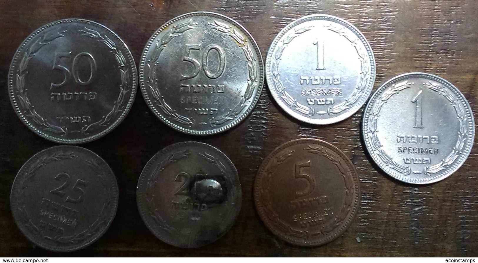 ISRAEL LOT VINTAGE COINS - Israel