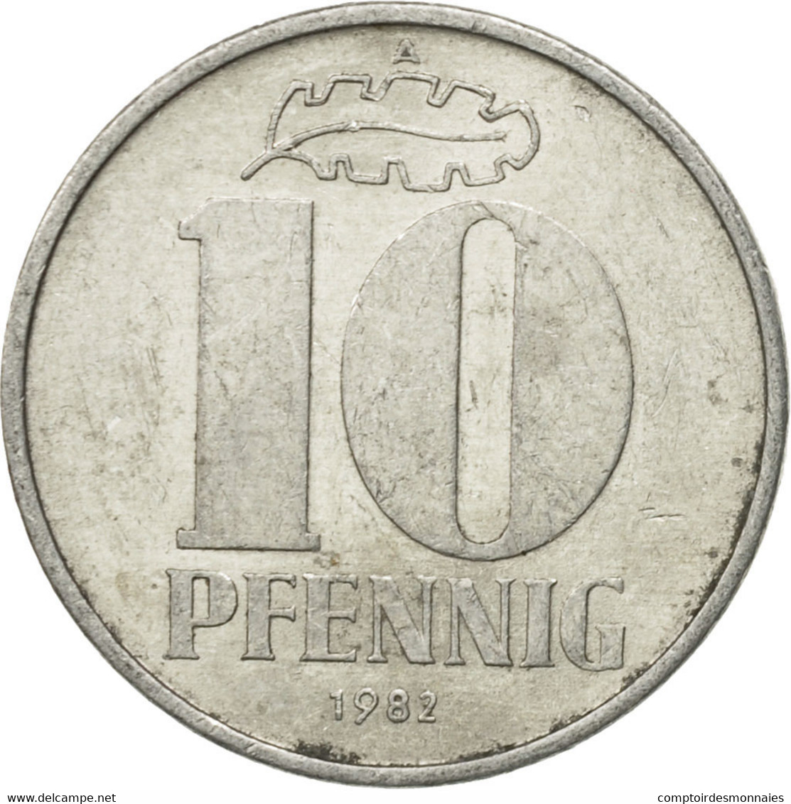 Monnaie, GERMAN-DEMOCRATIC REPUBLIC, 10 Pfennig, 1982, Berlin, TTB, Aluminium - 10 Pfennig