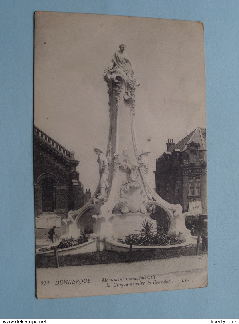 Monument Commémoratif Du Cinquantenaire De Rosendaël ( 271 - LL ) Anno 19?? ( Zie Foto's ) ! - Dunkerque