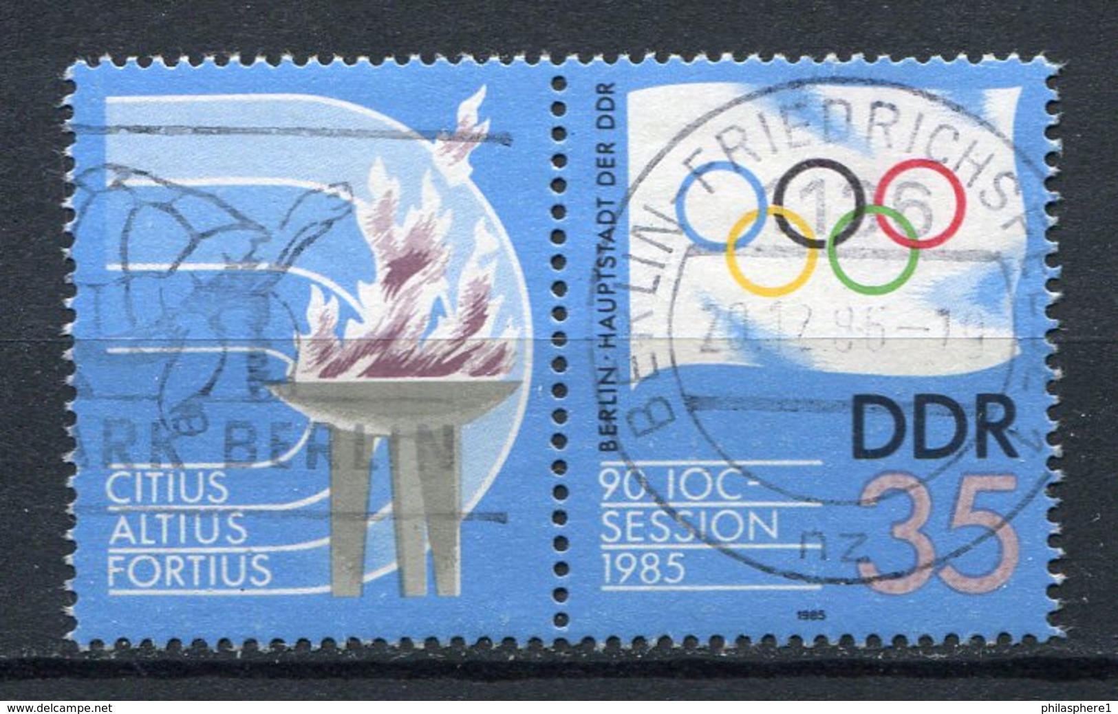 DDR Nr.2949 Zf         O  Used      (19990) ( Jahr: 1985 ) - Used Stamps