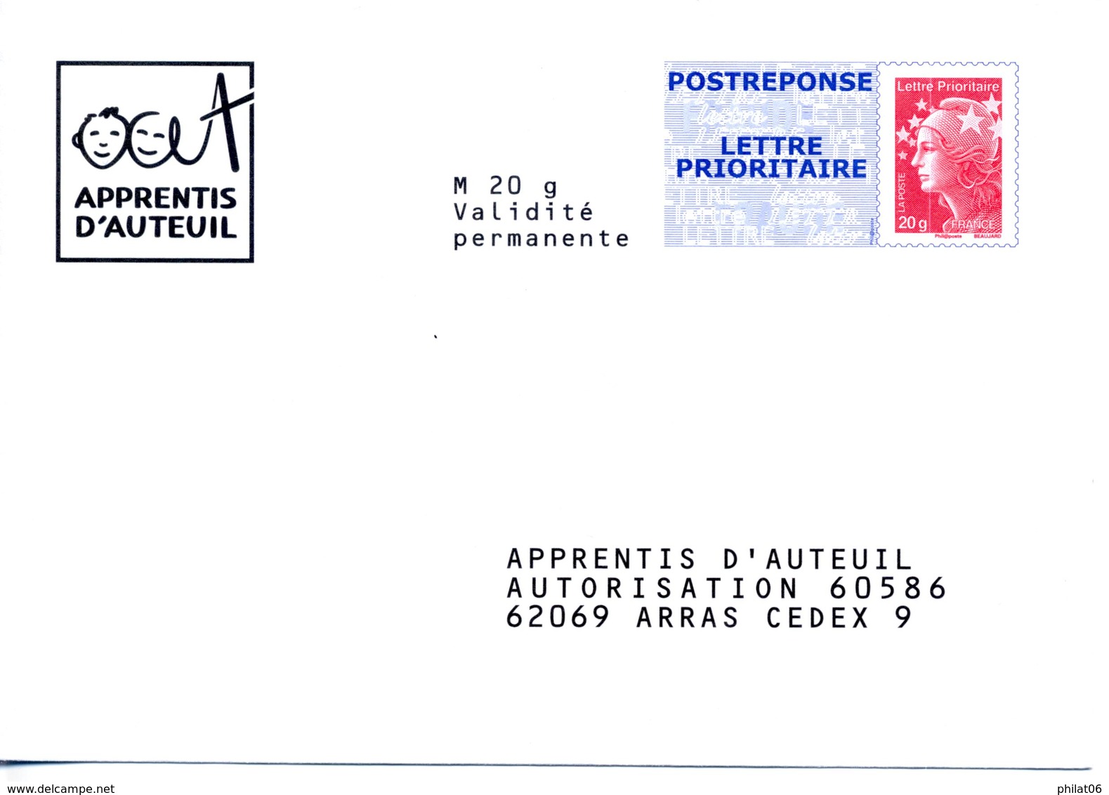 PAPapprentis D'Auteuil 13P012 (PAP110) - PAP: Antwort/Beaujard