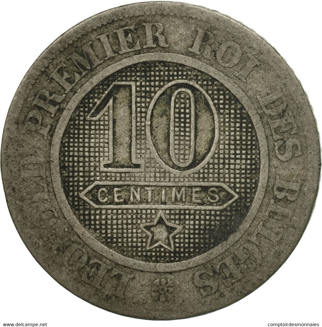 Monnaie, Belgique, Leopold I, 10 Centimes, 1862, B+, Copper-nickel, KM:22 - 10 Cent