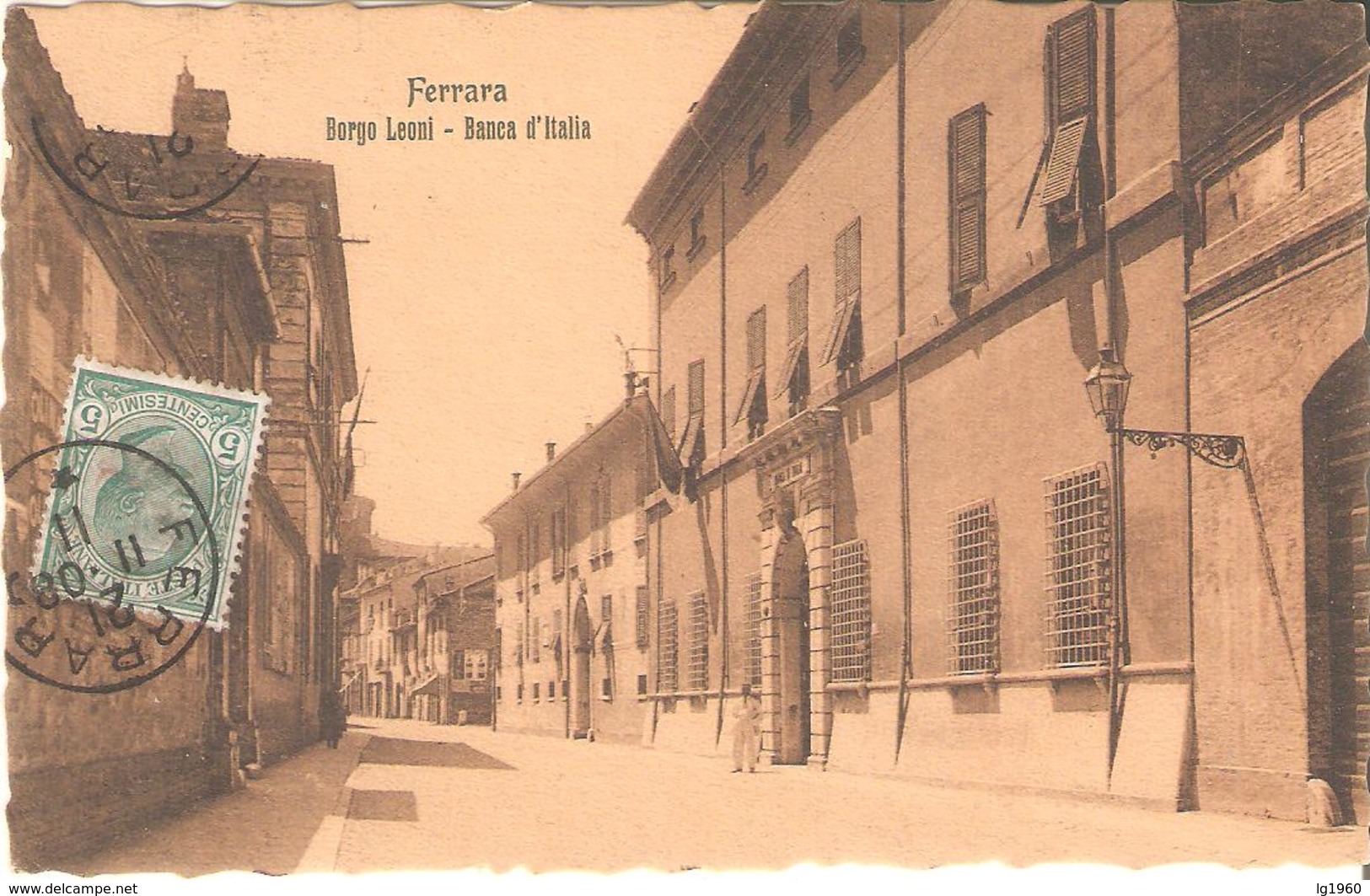 FERRARA - Borgo Leoni - Banca D'Italia - 1908 - Ferrara