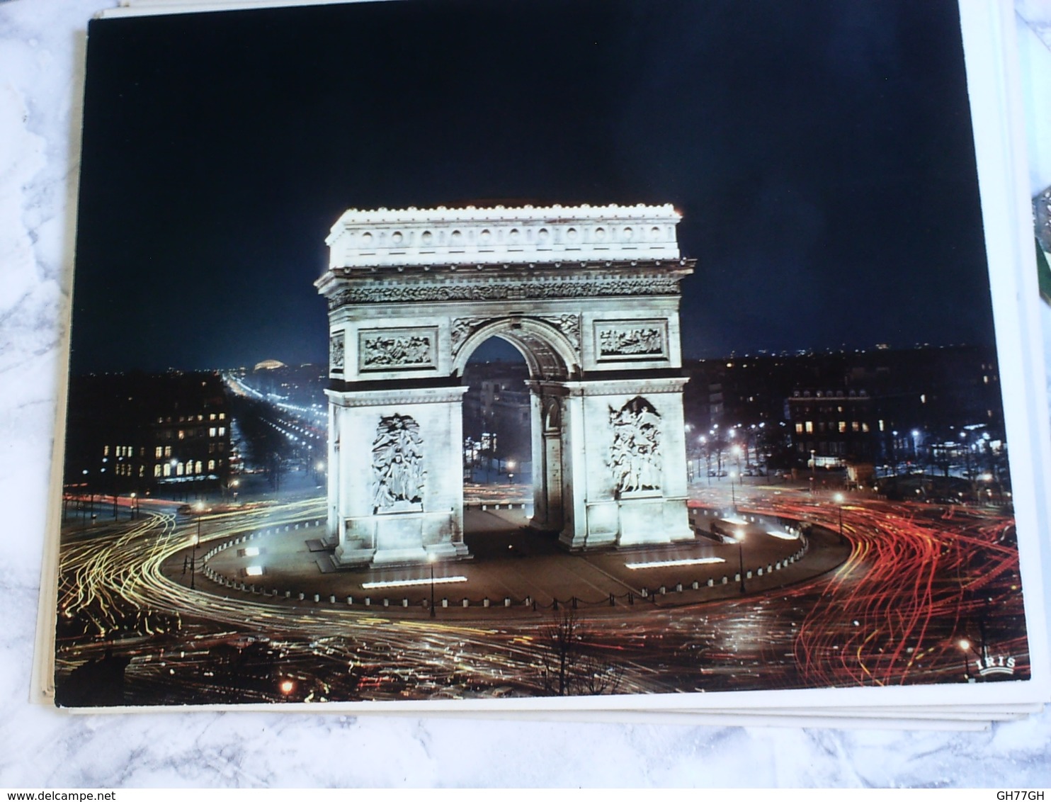 24x30 PARIS ARC DE TRIOMPHE -IRIS/éditions Chantal - Altri & Non Classificati