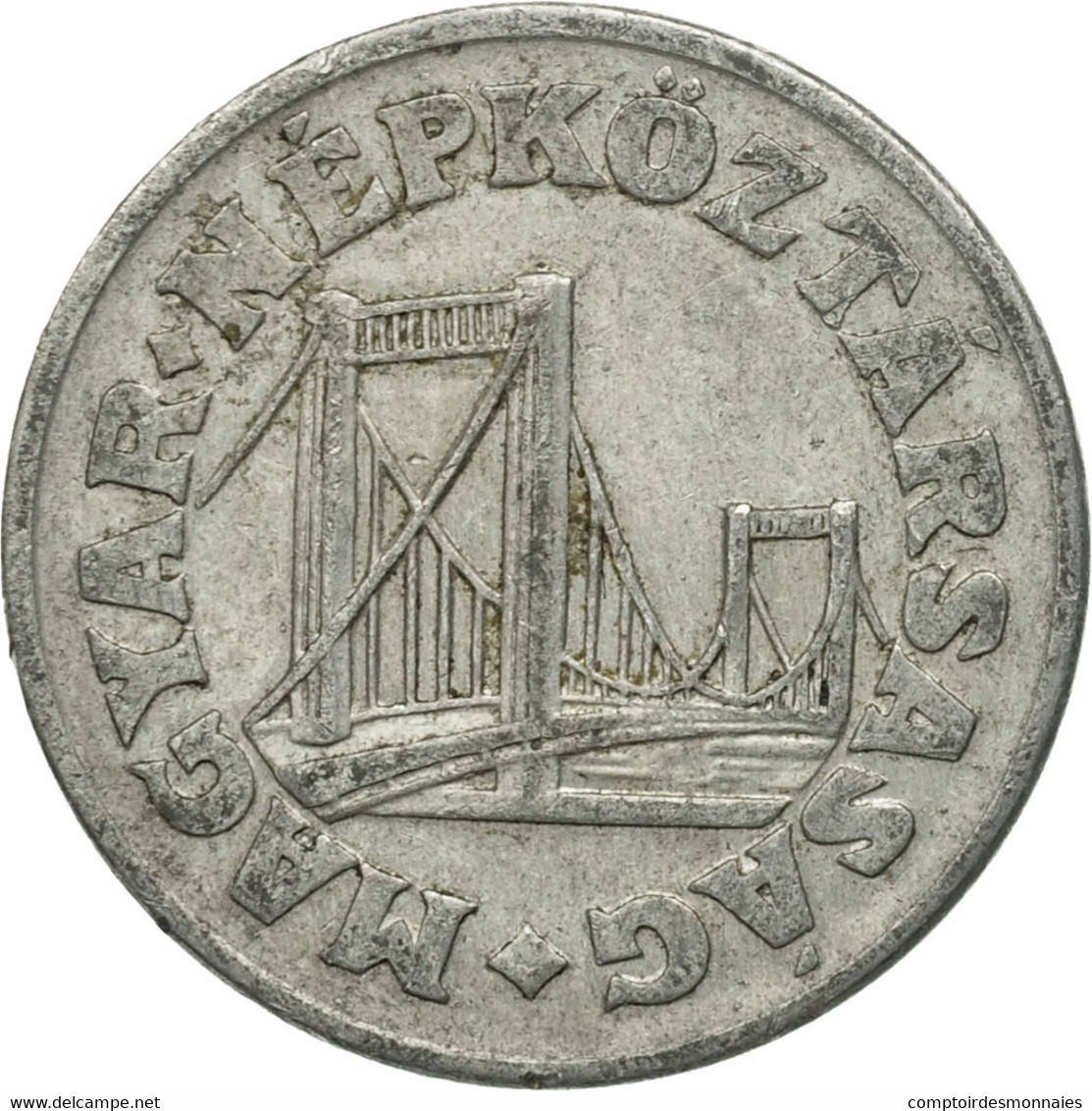 Monnaie, Hongrie, 50 Fillér, 1967, Budapest, TB+, Aluminium, KM:574 - Ungarn