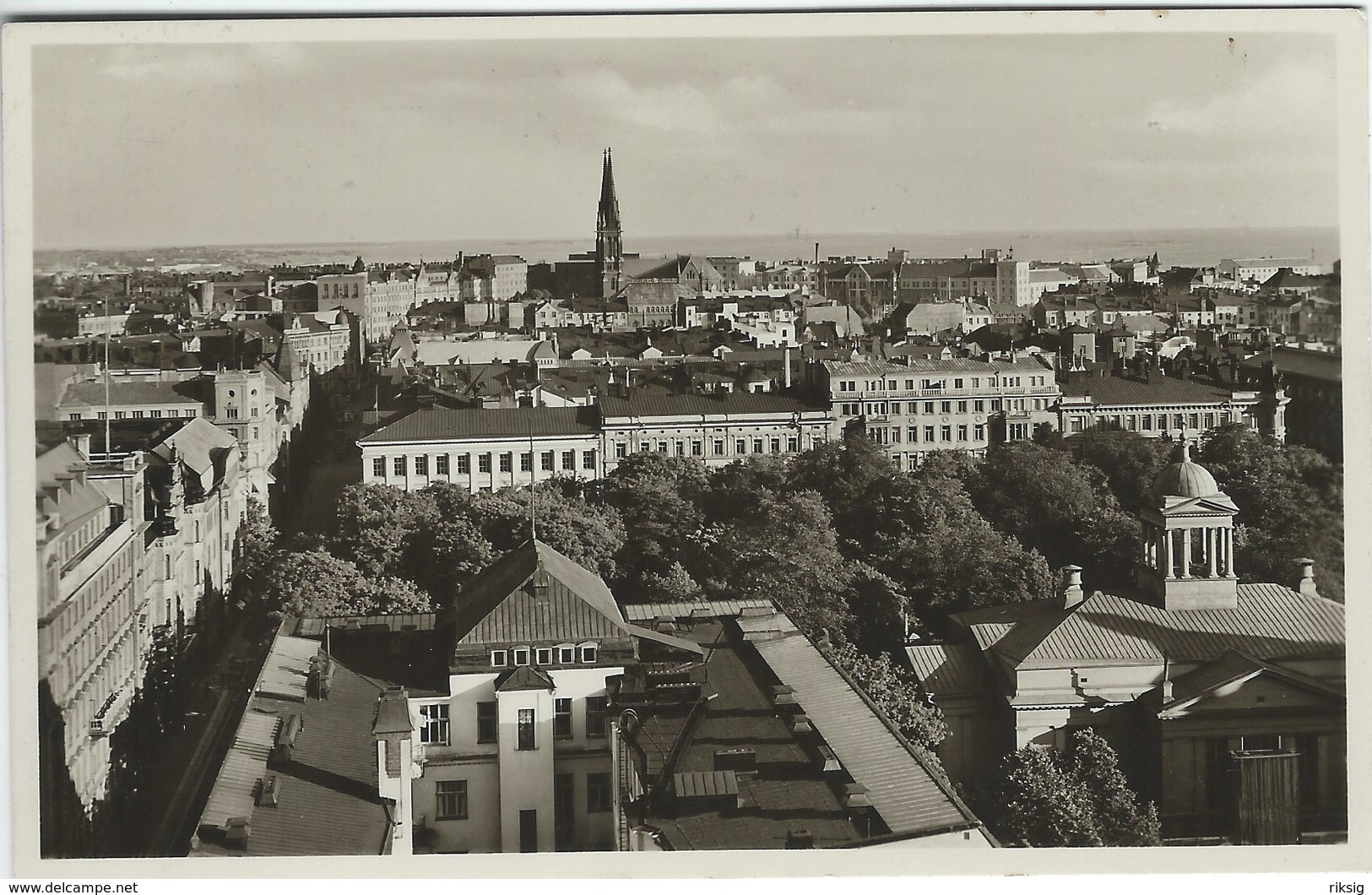 Helsingfors - View From Torni Finland  Sent To Sweden.  S-4312 - Finland